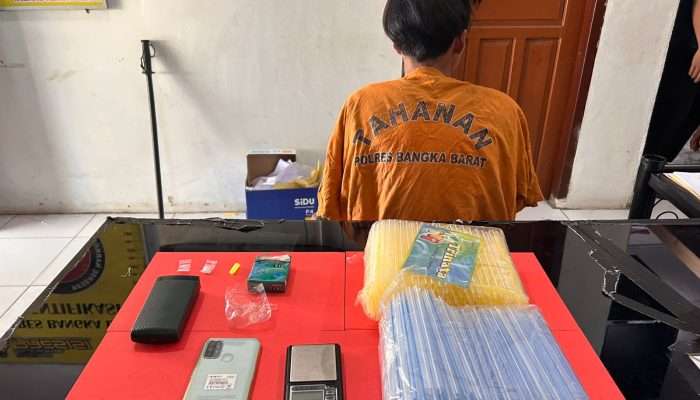 Polisi Tangkap Bandar Sabu di Mentok