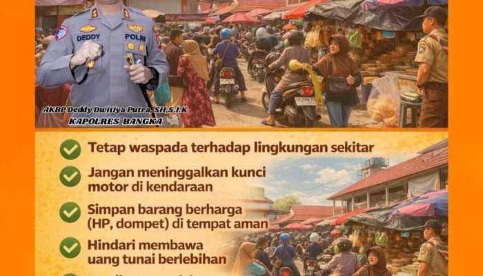 Kapolres Bangka Imbau Masyarakat Tingkatkan Kewaspadaan