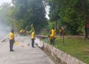 Polres Bangka Curvey di Hutan Kota Sungailiat