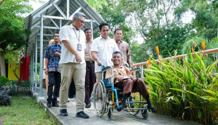 Dorong Kemandirian Difabel di SLB Mentok