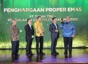 PT TIMAH Raih Penghargaan Proper Emas