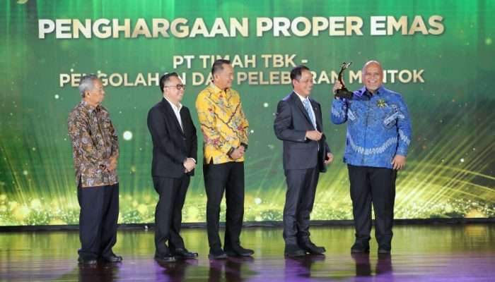 PT TIMAH Raih Penghargaan Proper Emas