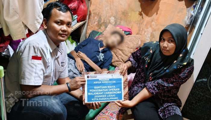 PT TIMAH Ringankan Biaya Pengobatan Satriadi
