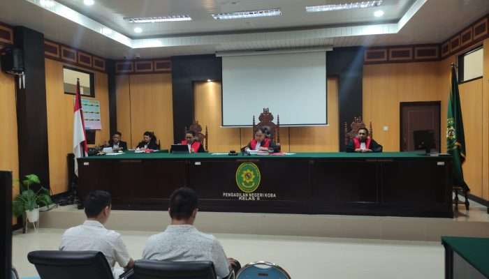 Terdakwa Acing dan Fran Jalani Sidang Perdana