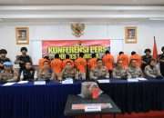 8 Tahanan Kembali ke Rutan Polres Bangka