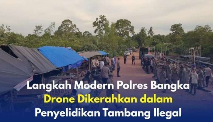 Pakai Drone dalam Penyelidikan Tambang Ilegal