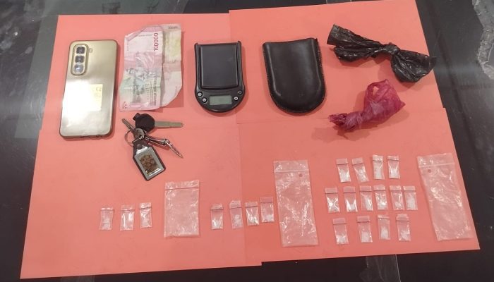 Polres Bangka Barat Tangkap Dua ABH Pembawa 21 Paket Sabu