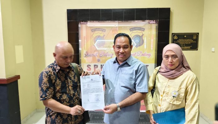 Adi Irawan Datangi SPKT Polda Babel