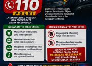 Gunakan Layanan Call Center 110 Secara Bijak