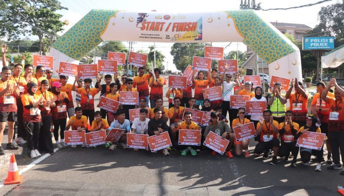 Polres Bangka Gelar Bhayangkara Run 80 Tahun 2026