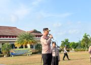 AKBP Pradana Aditya Nugraha Pimpin Apel Terakhir