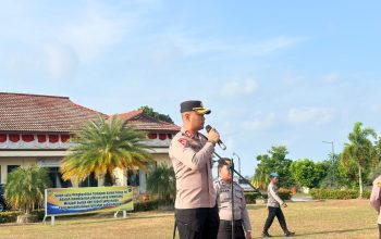 AKBP Pradana Aditya Nugraha Pimpin Apel Terakhir