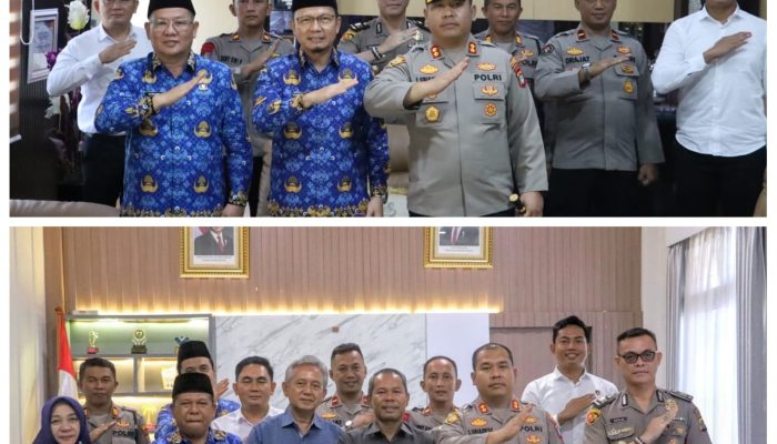 Kapolres Bateng Sambangi Bupati dan Ketua DPRD