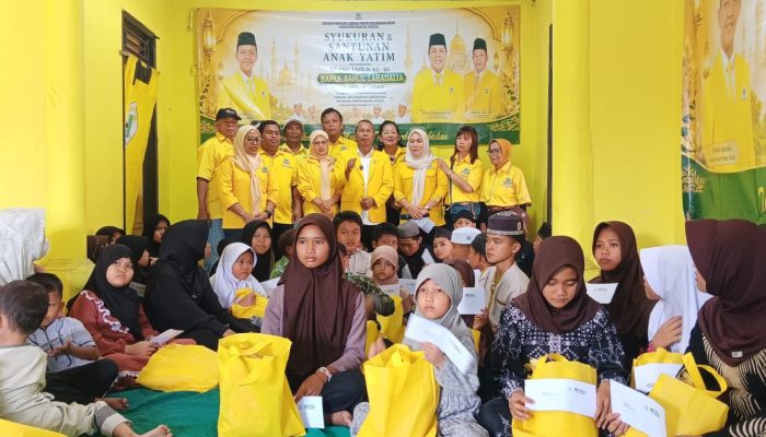 Puluhan Anak Yatim Dapat Bantuan dari Golkar Bateng