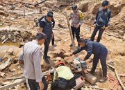 Polisi Tertibkan Tambang di Lokasi KJUB Merabok