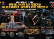 Informasi Masyarakat dan Rekaman CCTV Ungkap Pelaku Pencurian