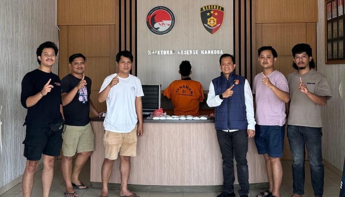 Pemuda Ini Diringkus Ditresnarkoba Polda Babel