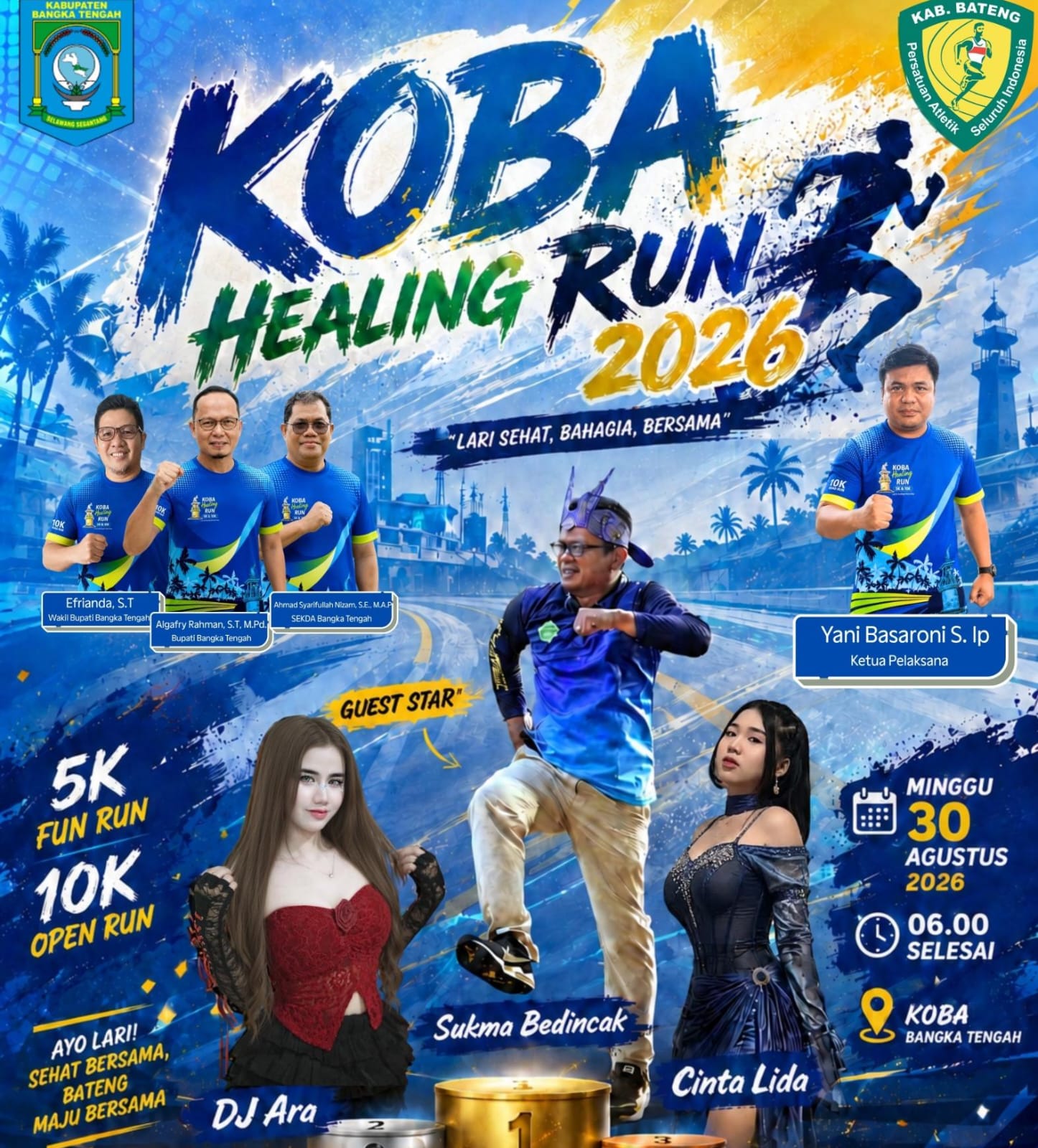 1.000 Pelari Ramaikan Alun-alun Koba