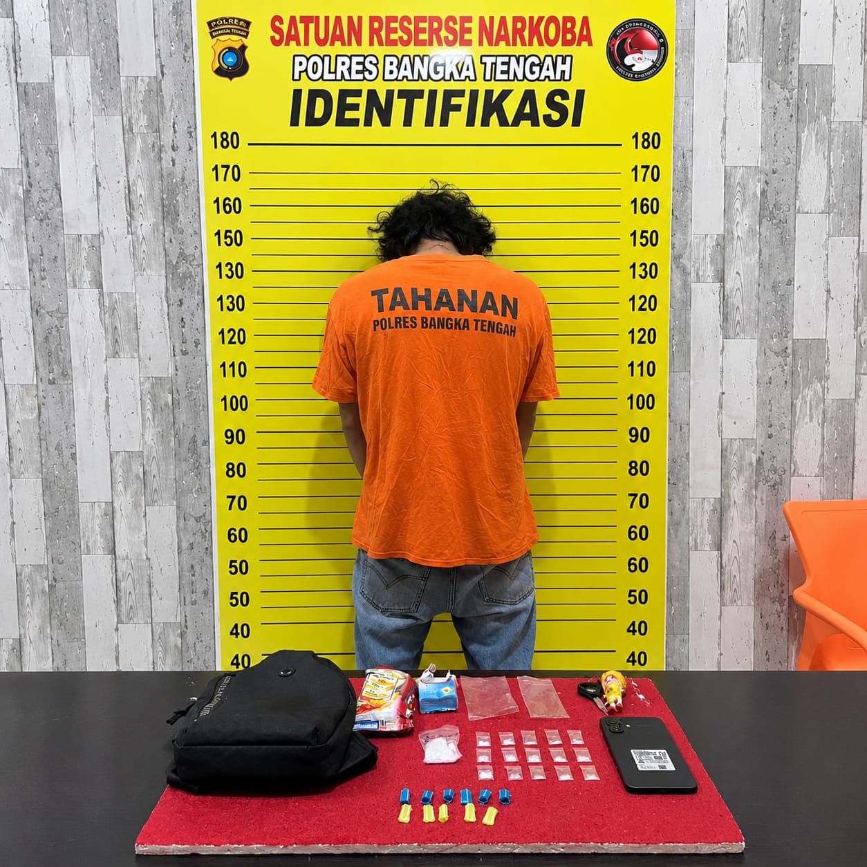 16 Paket Sabu Seberat 13,1 Gram Disita
