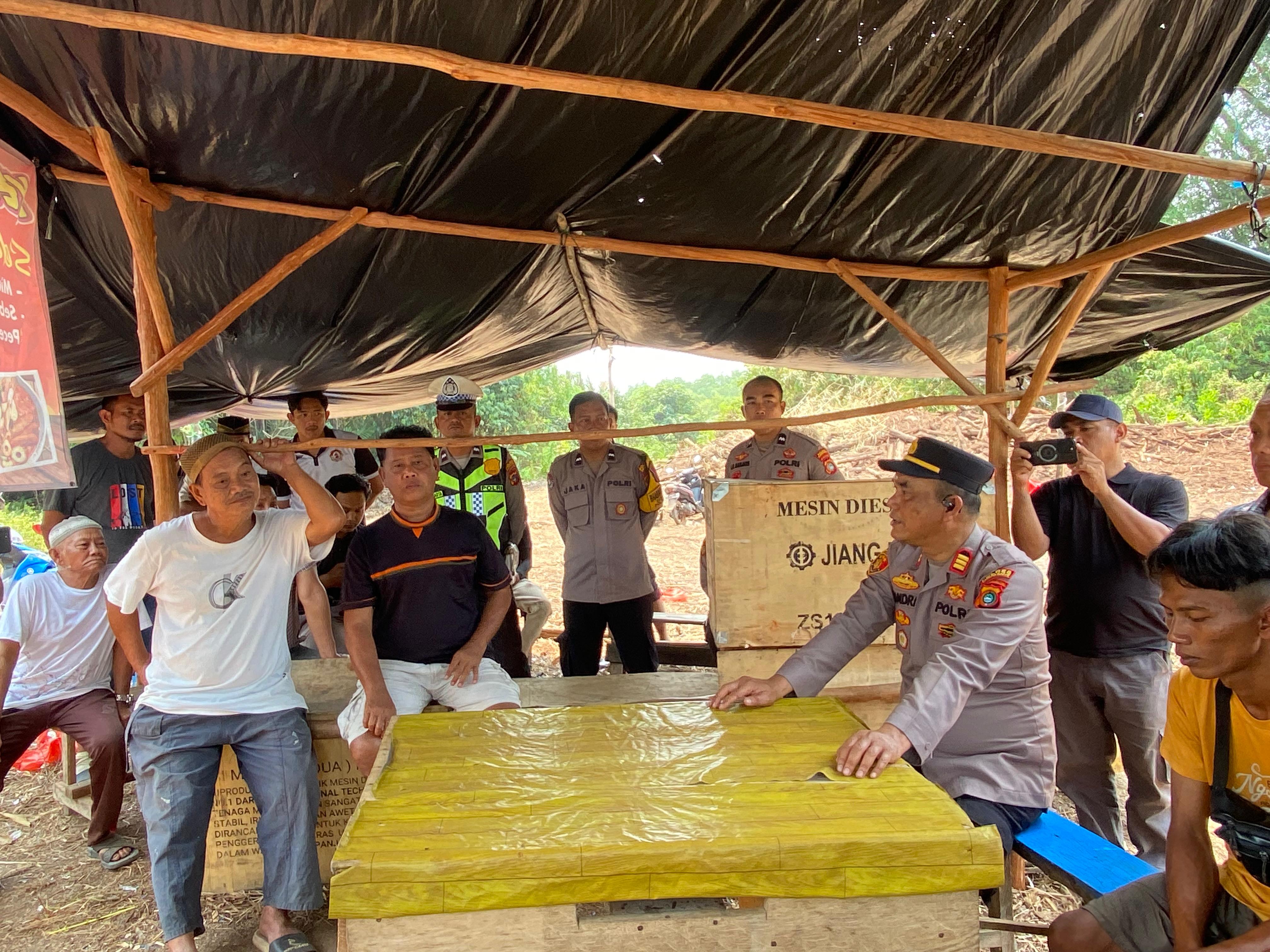 Polisi Minta Penambang Hentikan Aktivitas