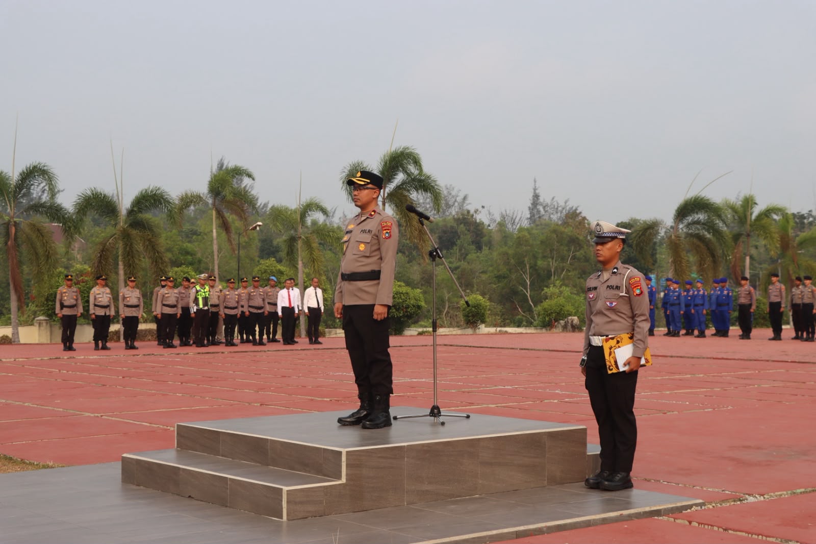Wakapolres Pimpin Upacara Hari Olahraga Nasional