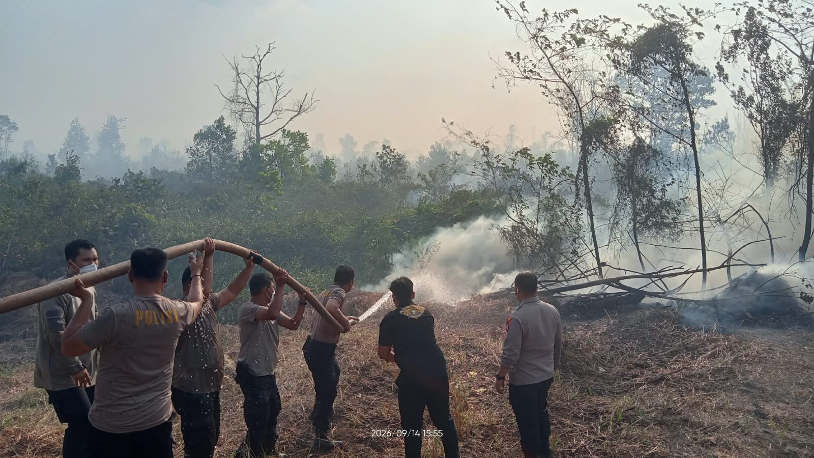 AWC Polres Bangka Tengah Diterjunkan