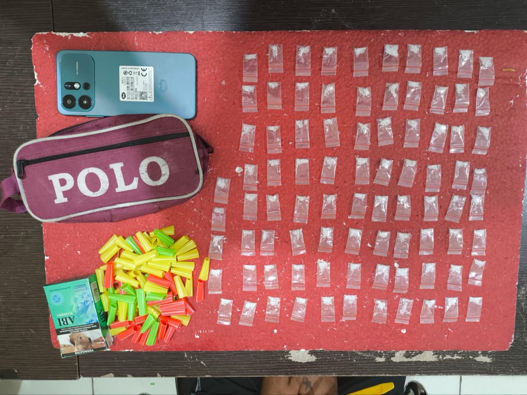 Polisi Sita 85 Paket Sabu di Desa Nibung
